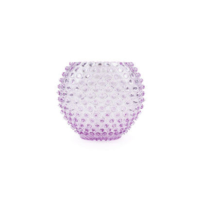 Hobnail 18 Globe Vase - Luxury Glassware by Cozie