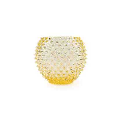 Hobnail 18 Globe Vase - Luxury Glassware by Cozie