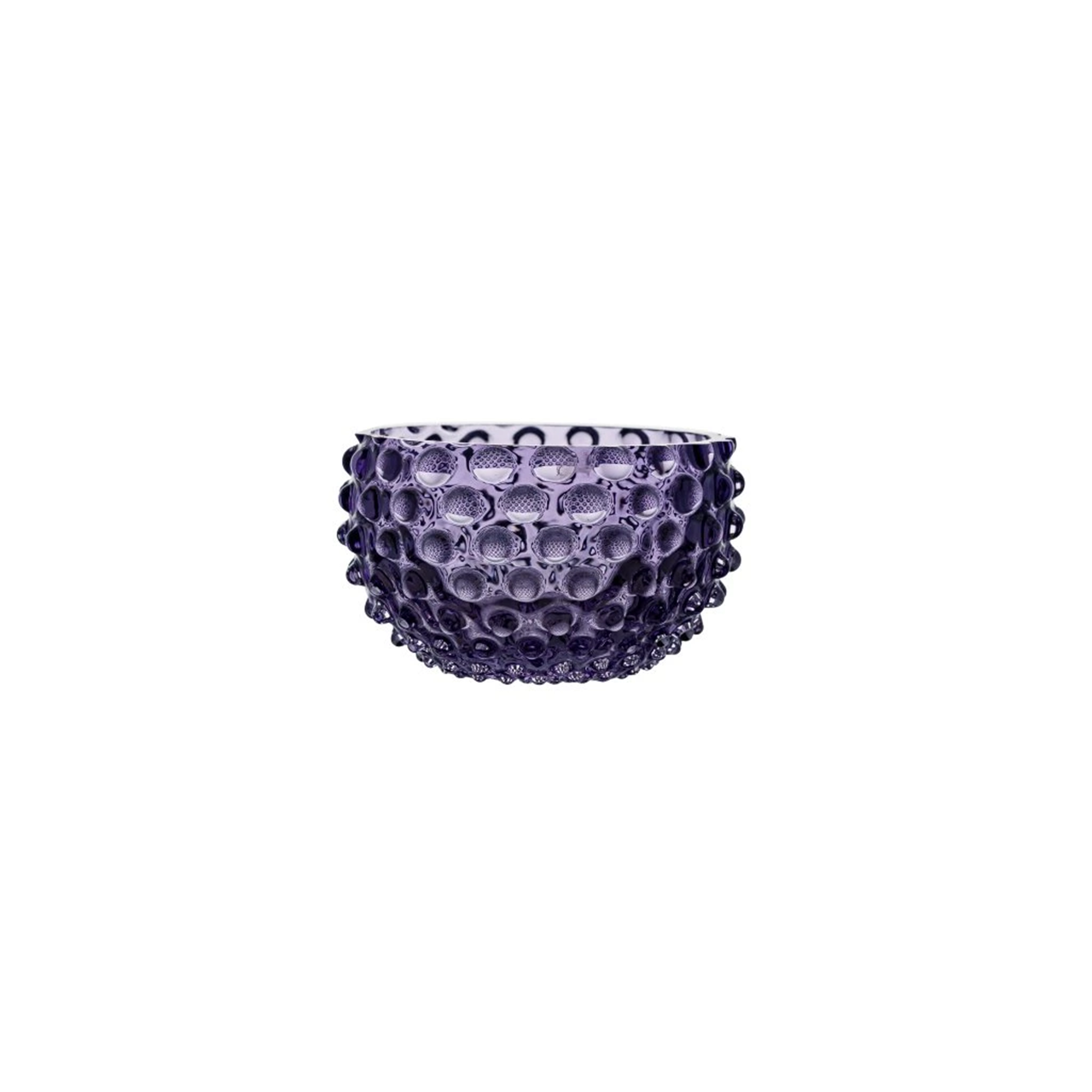 Hobnail 11,5 Tapas Bowl - Luxury Glassware by Cozie