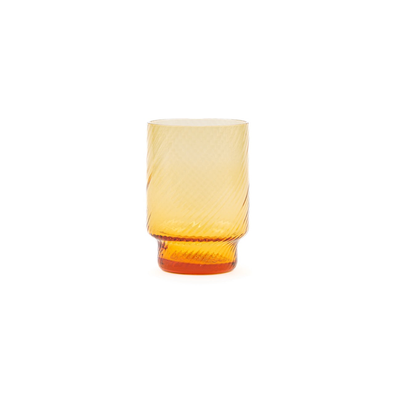 Luna Spiral Tumbler Low - Luxury Glassware by Cozie