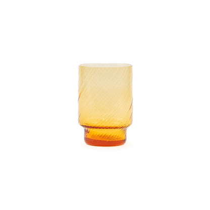 Luna Spiral Tumbler Low - Luxury Glassware by Cozie