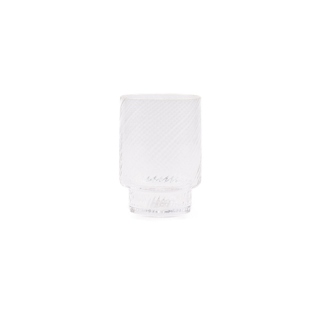 Luna Spiral Tumbler Low - Luxury Glassware by Cozie
