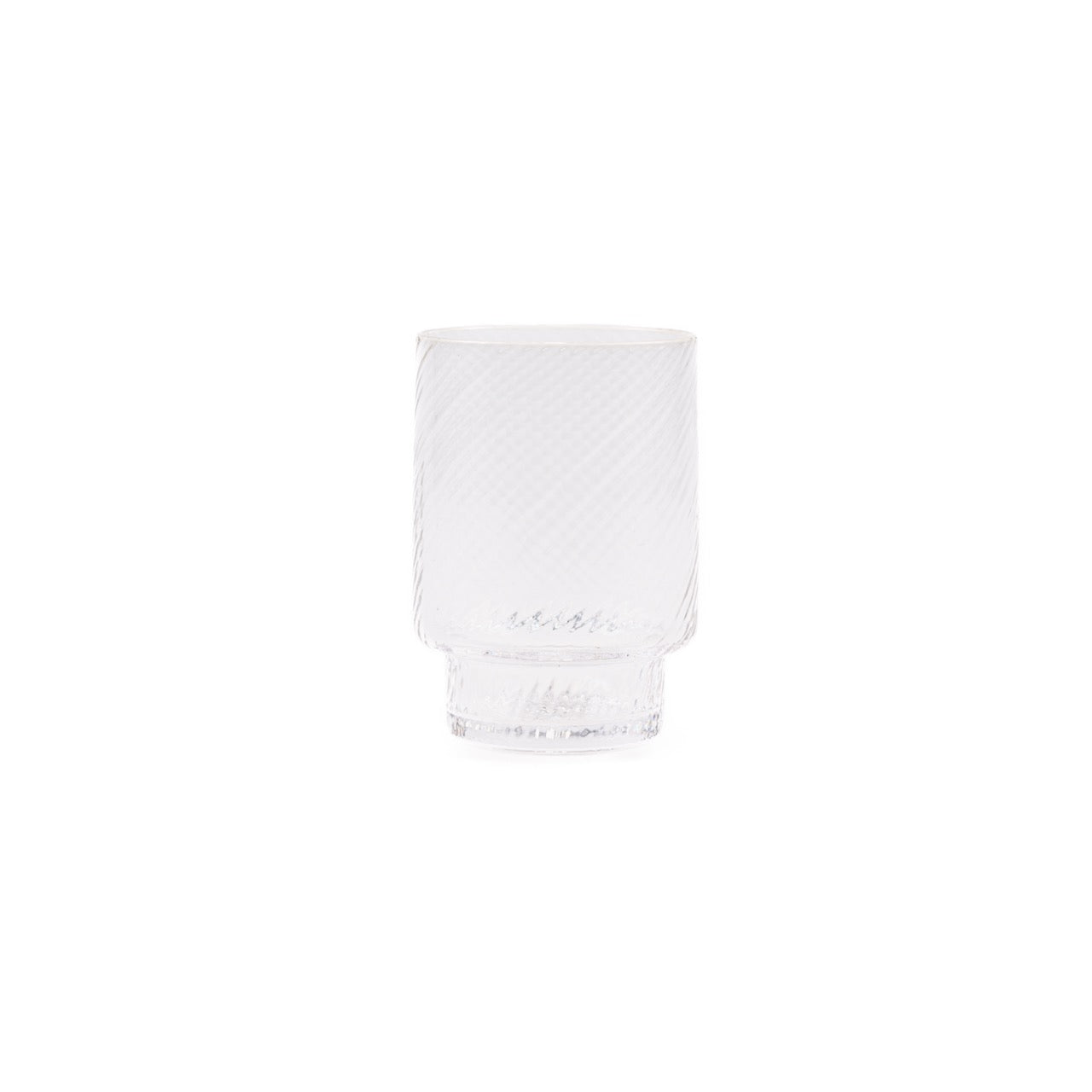 Luna Spiral Tumbler Low - Luxury Glassware by Cozie