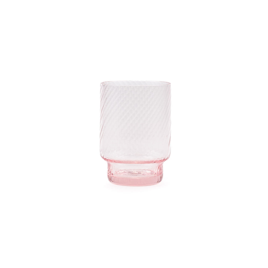 Luna Spiral Tumbler Low - Luxury Glassware by Cozie