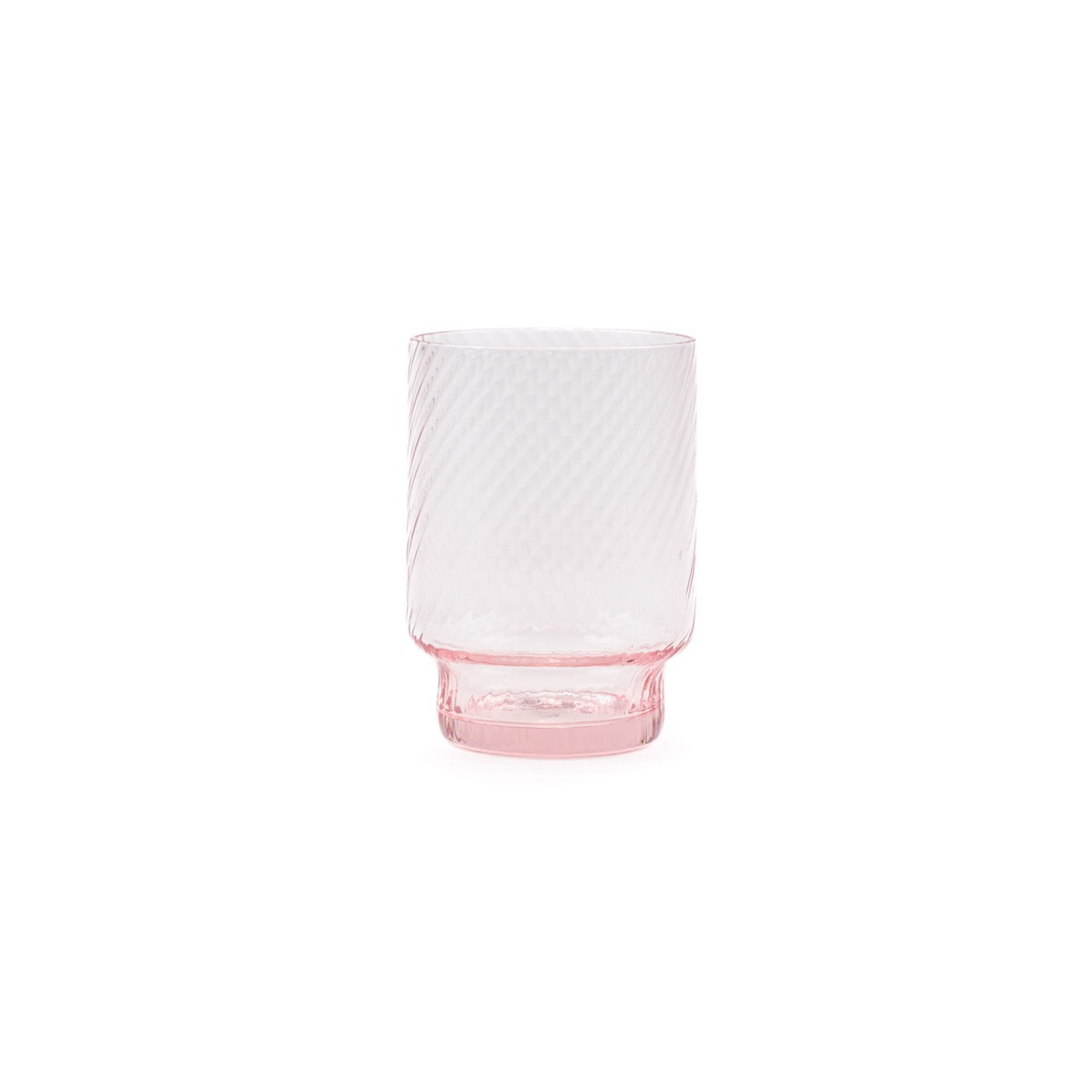 Luna Spiral Tumbler Low - Luxury Glassware by Cozie