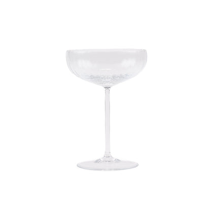 Lyon Champagne Saucer - Luxury Glassware by Cozie