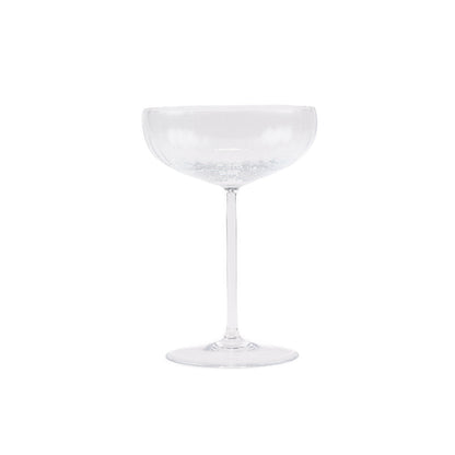 Lyon Champagne Saucer - Luxury Glassware by Cozie
