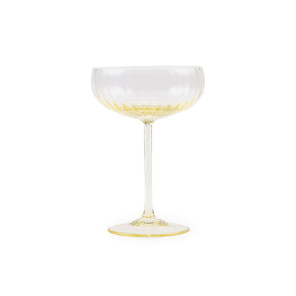 Lyon Champagne Saucer - Luxury Glassware by Cozie