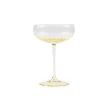 Lyon Champagne Saucer - Luxury Glassware by Cozie