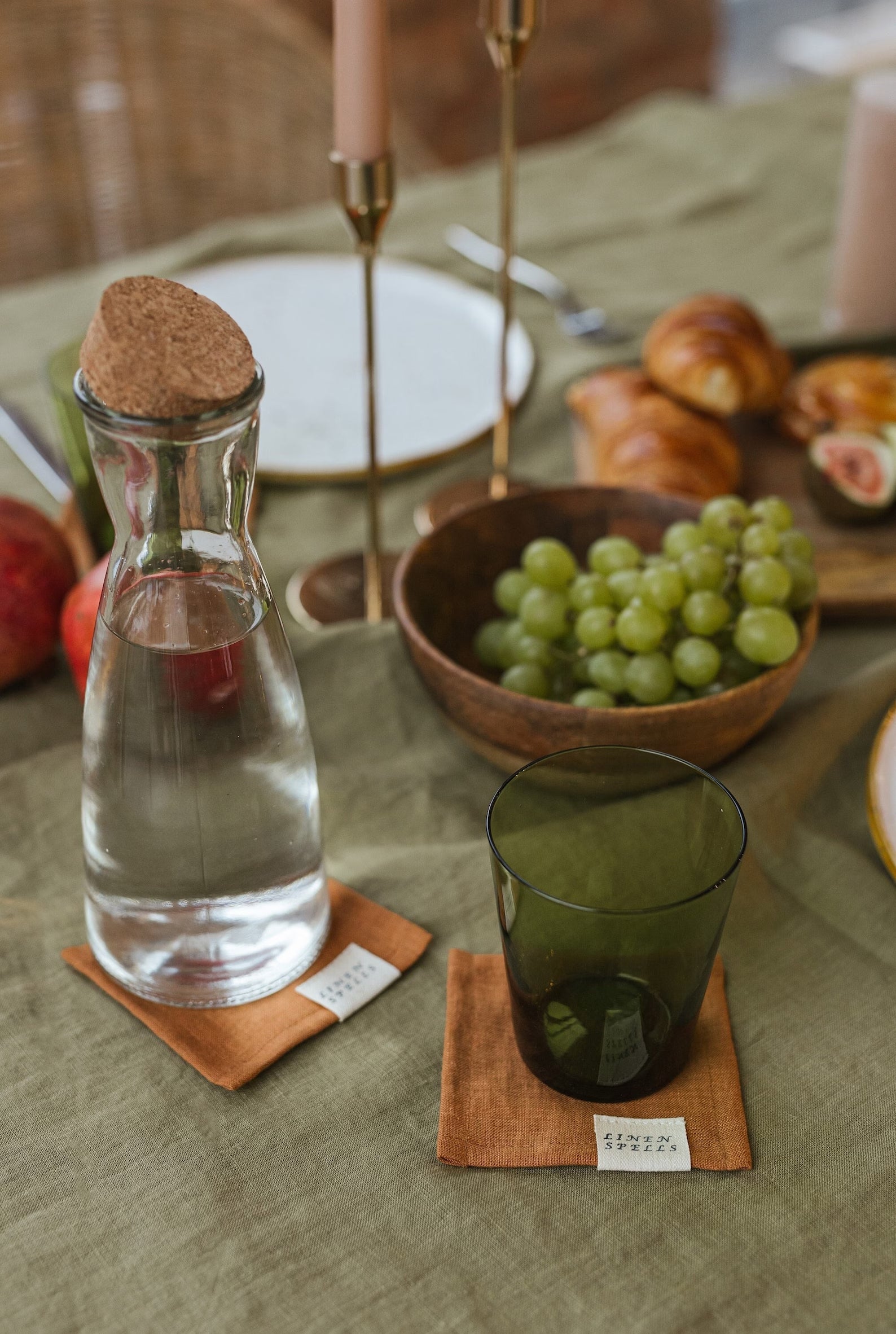 Linen Coasters - Luxury Kitchen and Dining by Cozie