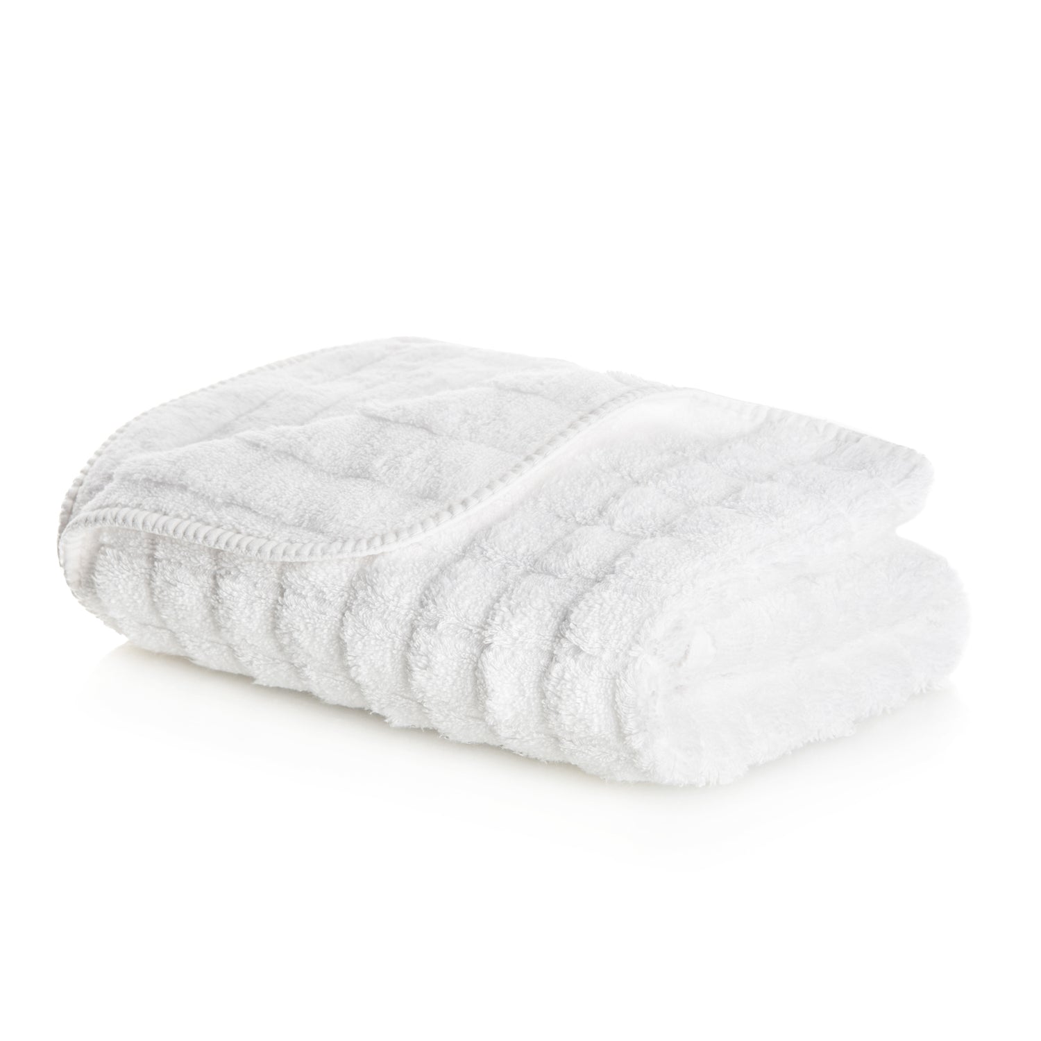 White Heaven towel made in Portugal from high-quality combed cotton, 750 GSM, pre-washed and pre-shrunk, colorfast, with rounded corners and hanger 