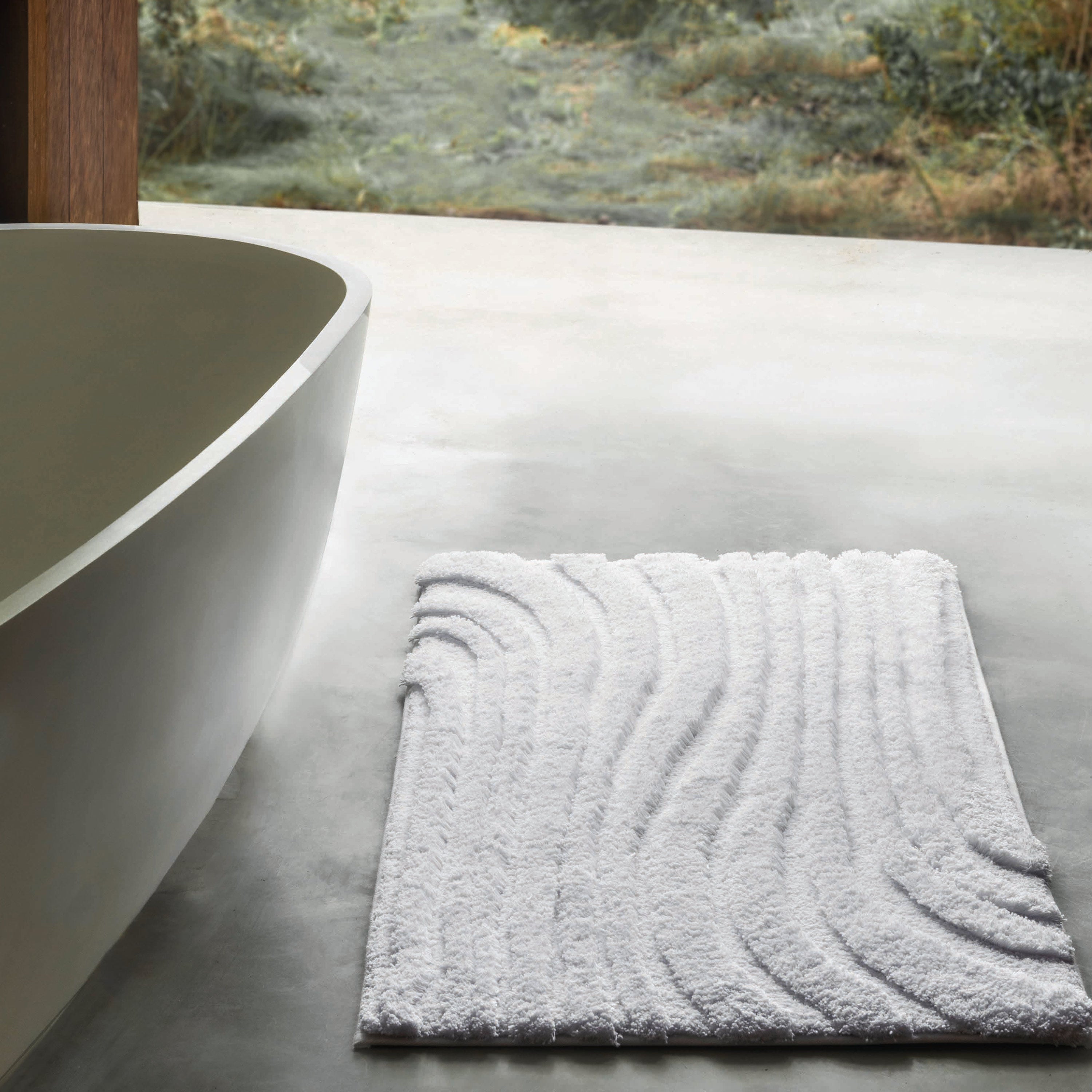 Linea Bath Rug - Luxury Bathroom Accessories by Cozie