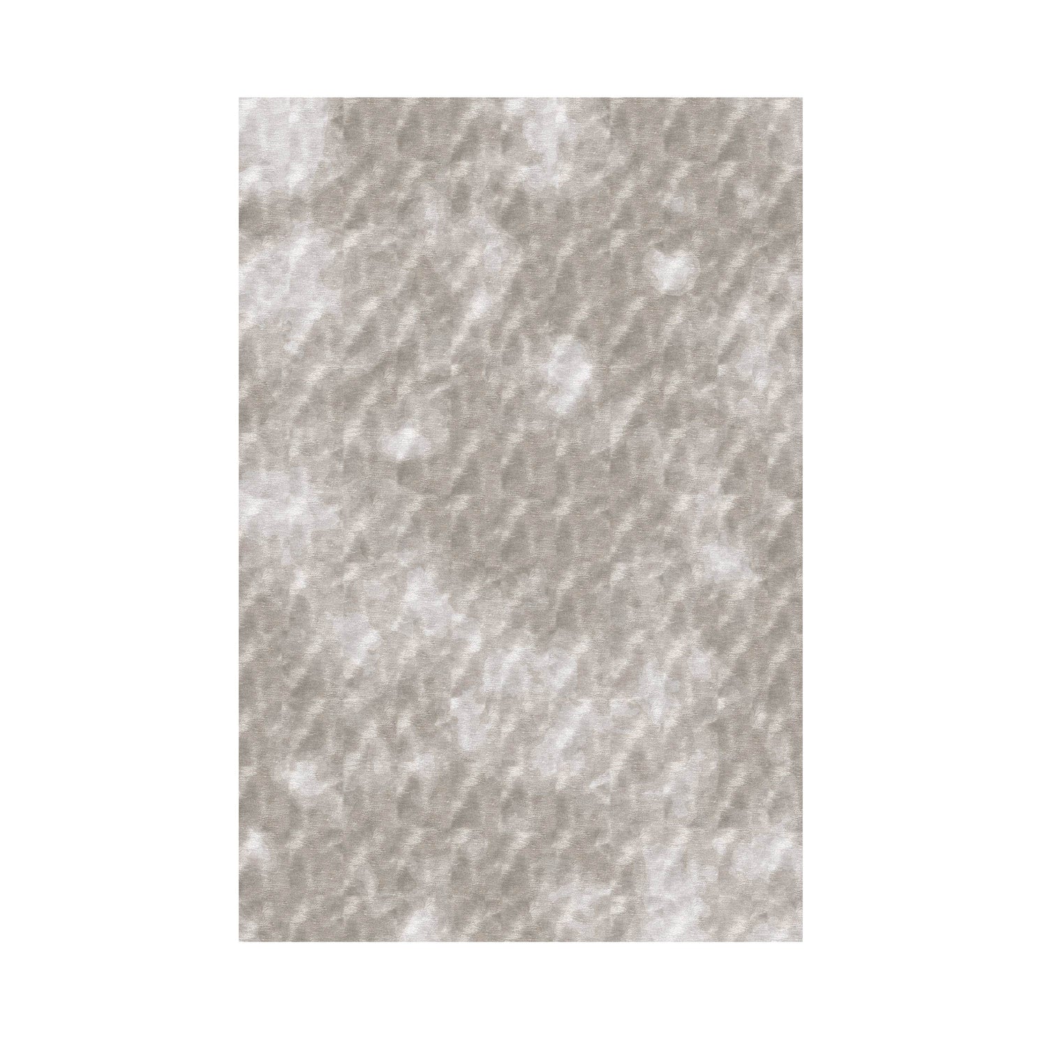 Night area rug in soft beige Tencel with smooth texture and minimalist finish, anti-slip backing for refined and quiet modern interiors
