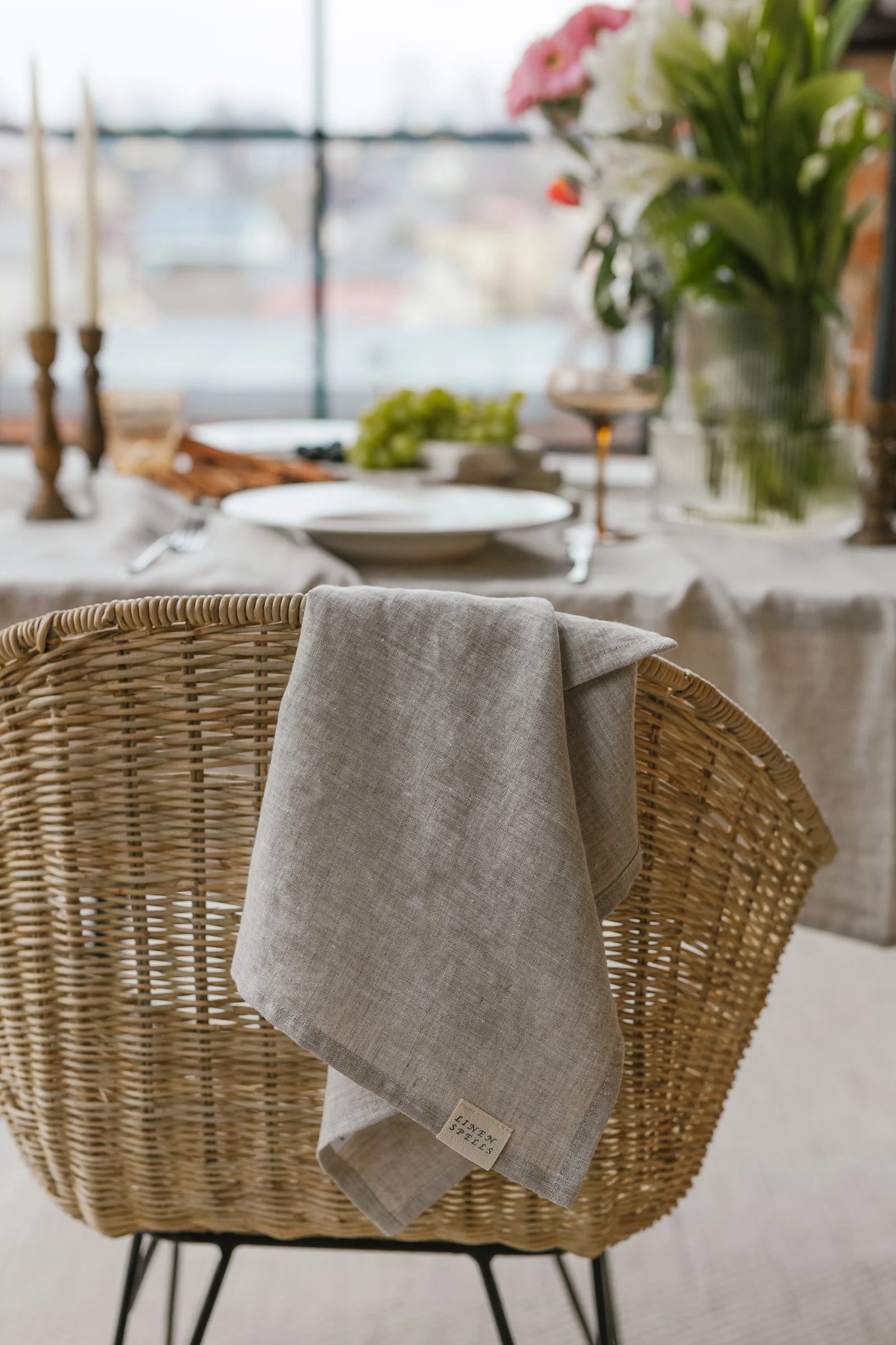Linen Kitchen Towel - Luxury Kitchen and Dining by Cozie
