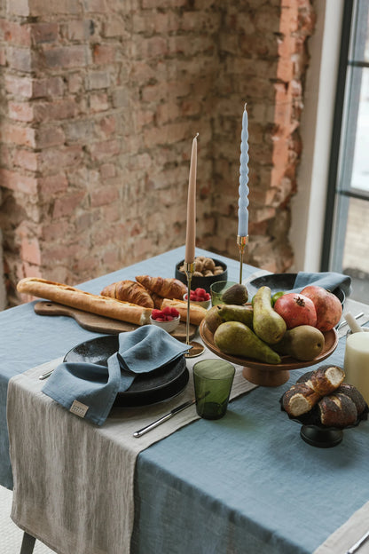Linen Table Runner - Luxury Kitchen and Dining by Cozie