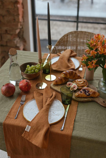 Linen Table Runner - Luxury Kitchen and Dining by Cozie