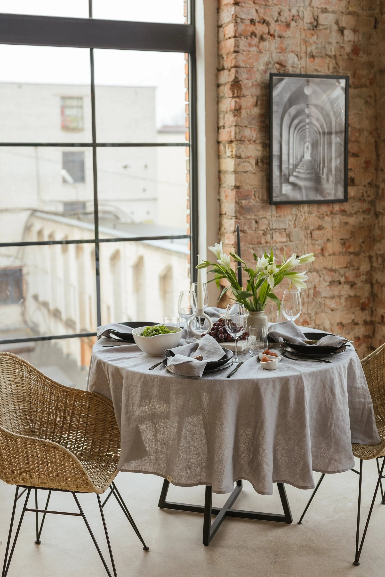 Linen Tablecloth - Luxury Kitchen and Dining by Cozie