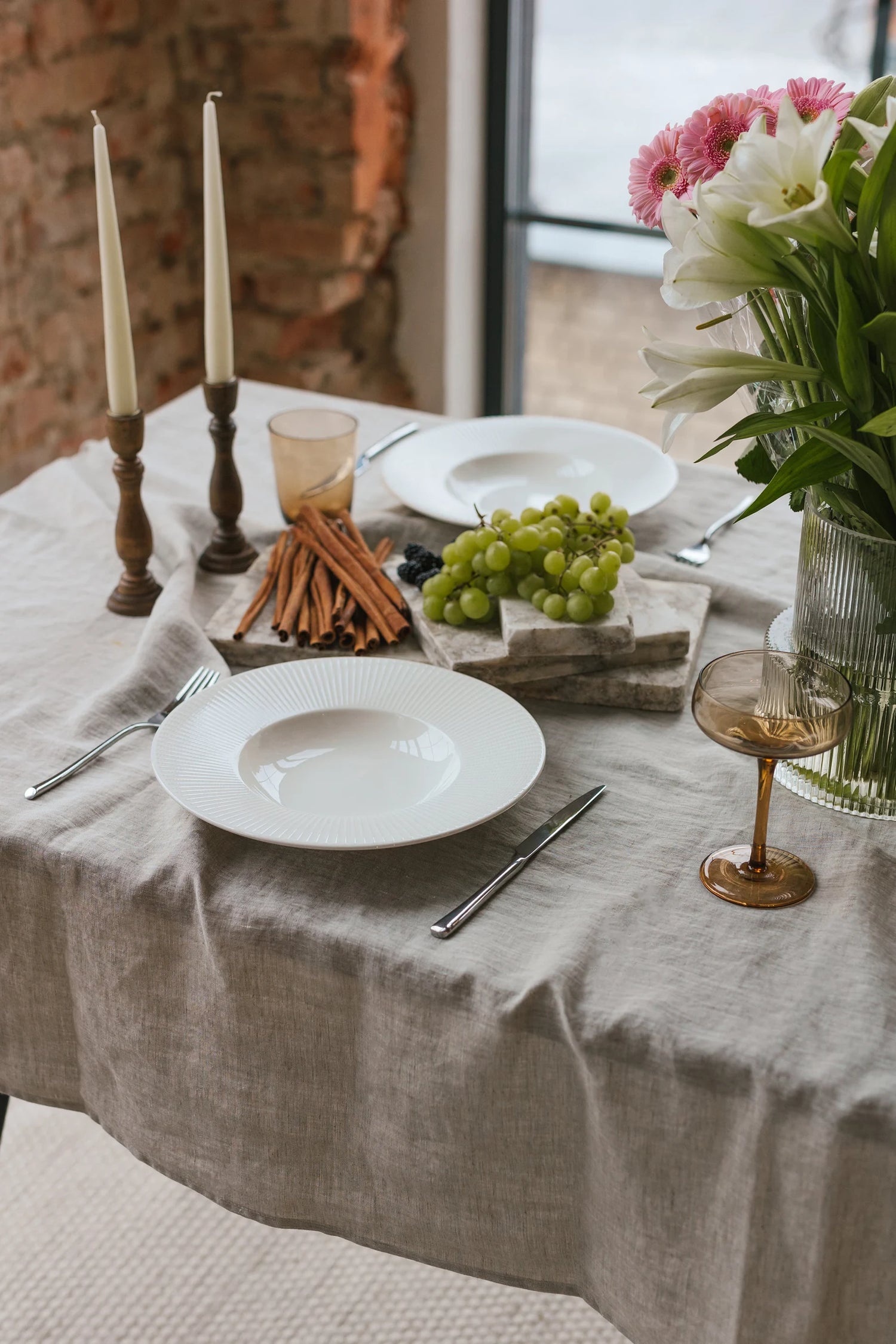 Linen Tablecloth - Luxury Kitchen and Dining by Cozie