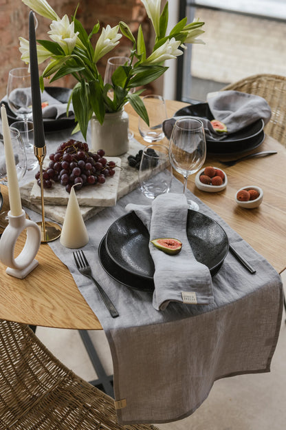 Linen Table Runner - Luxury Kitchen and Dining by Cozie
