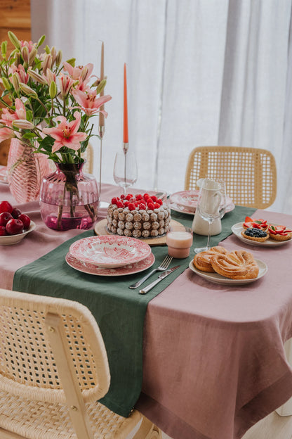 Linen Table Runner - Luxury Kitchen and Dining by Cozie