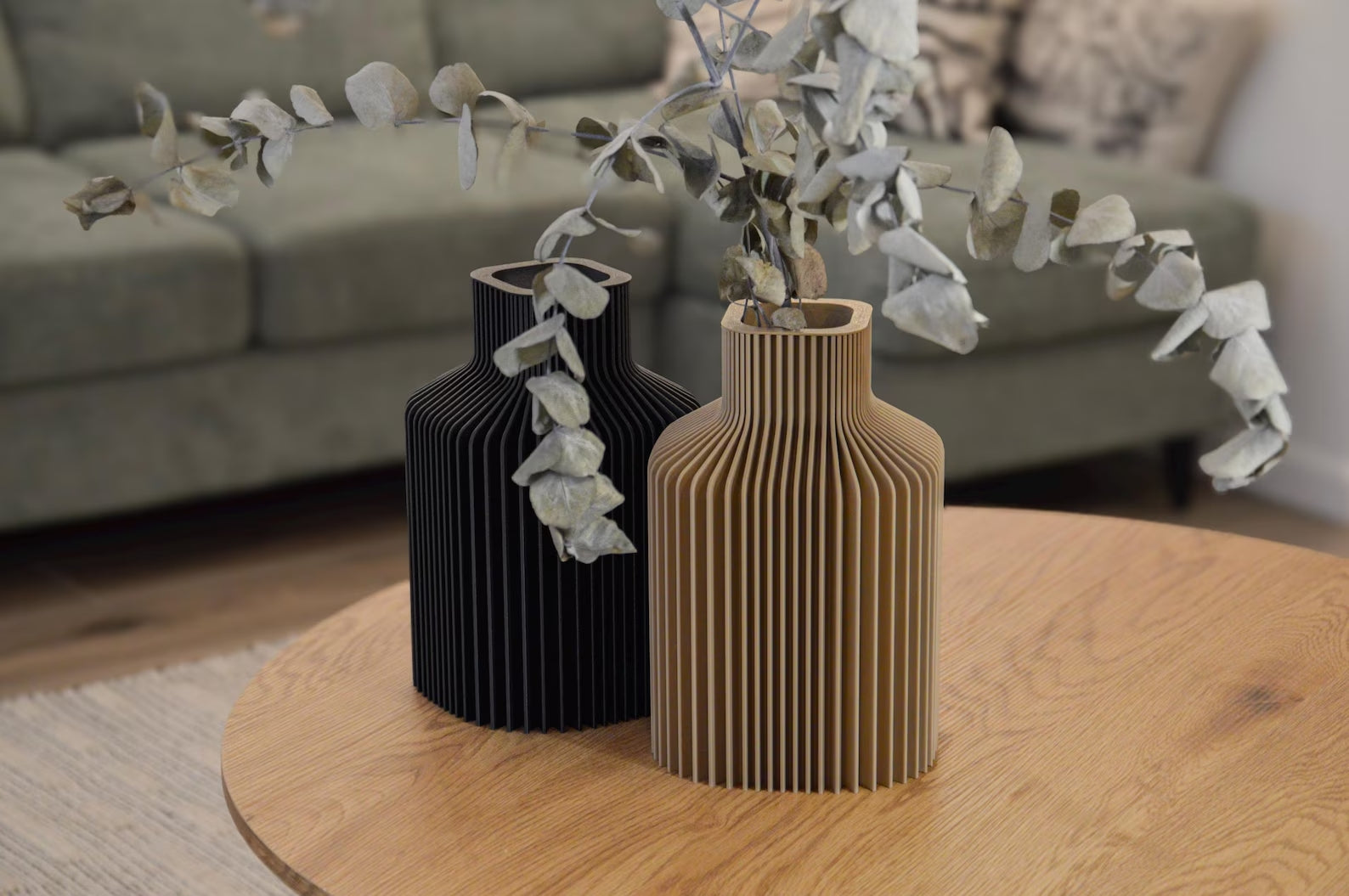 Oak 3D Printed Vase