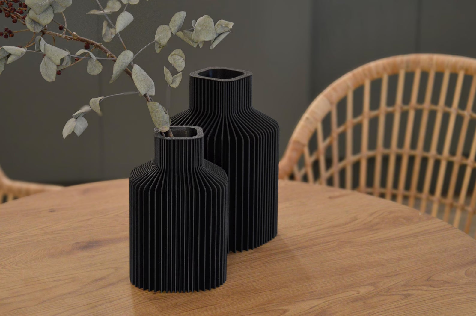 Oak 3D Printed Vase