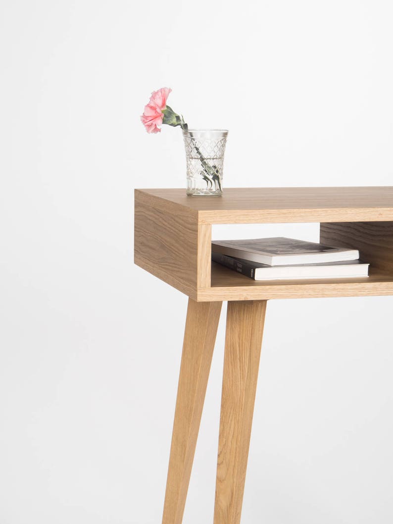 KUUB 1/2 | Oak Console Table - Luxury Furniture by Cozie