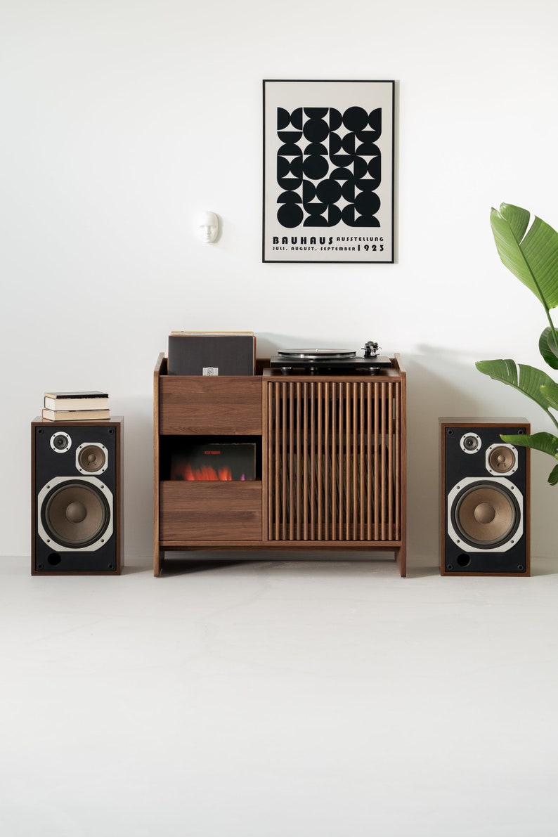 Fuse | Walnut Media Cabinet - Luxury Furniture by Cozie 