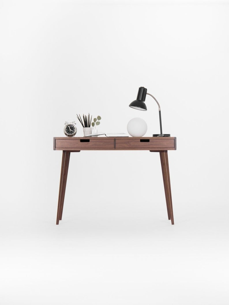 HEIM 2 | Walnut Office Desk - Luxury Furniture by Cozie