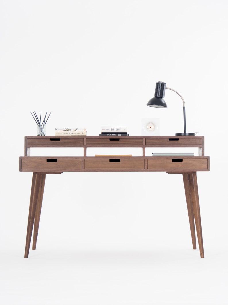 HEIM 6 | Walnut Office Desk - Luxury Furniture by Cozie