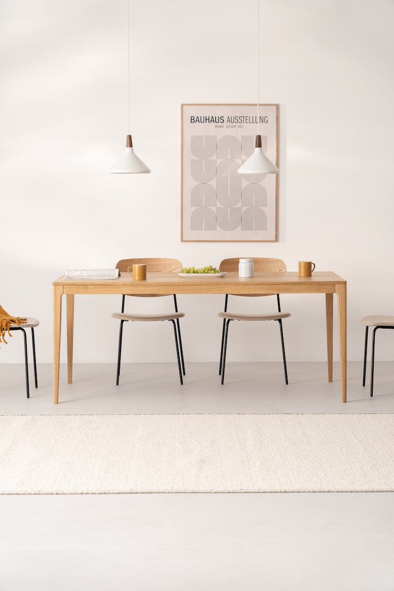 HYGG | Oak Dining Table - Luxury Furniture by Cozie