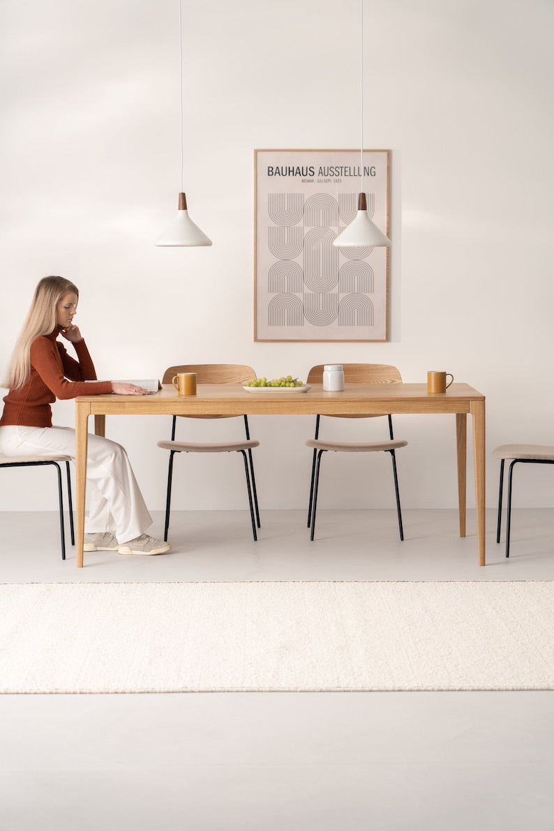 HYGG | Oak Dining Table - Luxury Furniture by Cozie