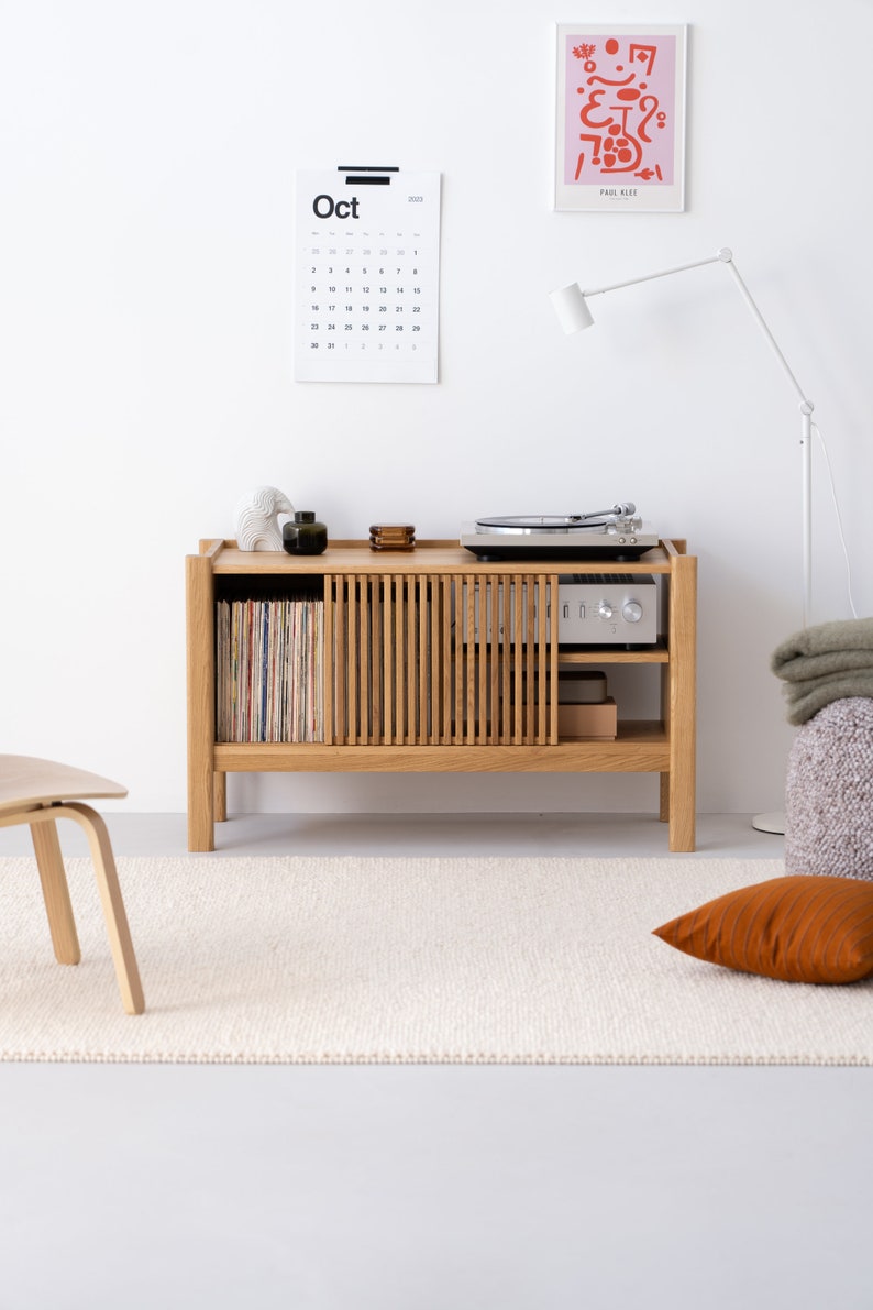JAMM Low 111 | Oak Media Cabinet - Luxury Furniture by Cozie 