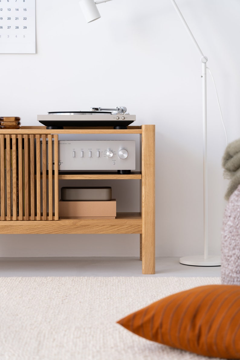 JAMM Low 111 | Oak Media Cabinet - Luxury Furniture by Cozie 