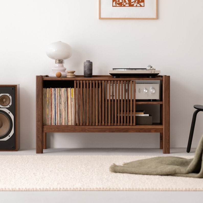 JAMM Low 111 | Walnut Media Cabinet - Luxury Furniture by Cozie 