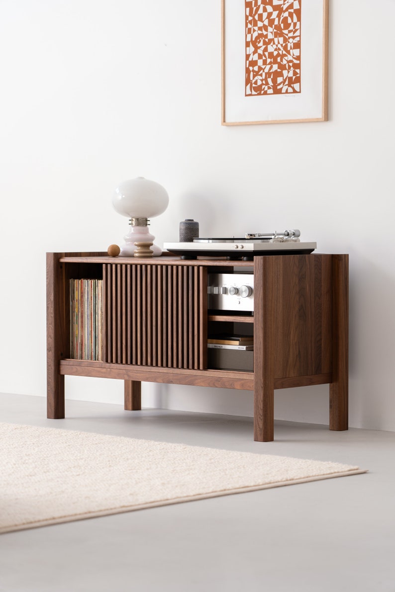 JAMM Low 111 | Walnut Media Cabinet - Luxury Furniture by Cozie 
