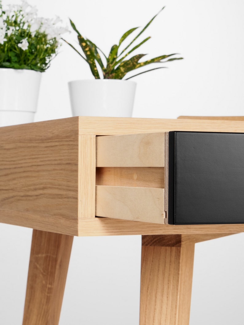 KUUB 2 Large | Oak Office Desk - Luxury Furniture by Cozie