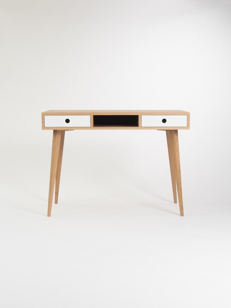 KUUB 2 | Oak Office Desk - Luxury Furniture by Cozie