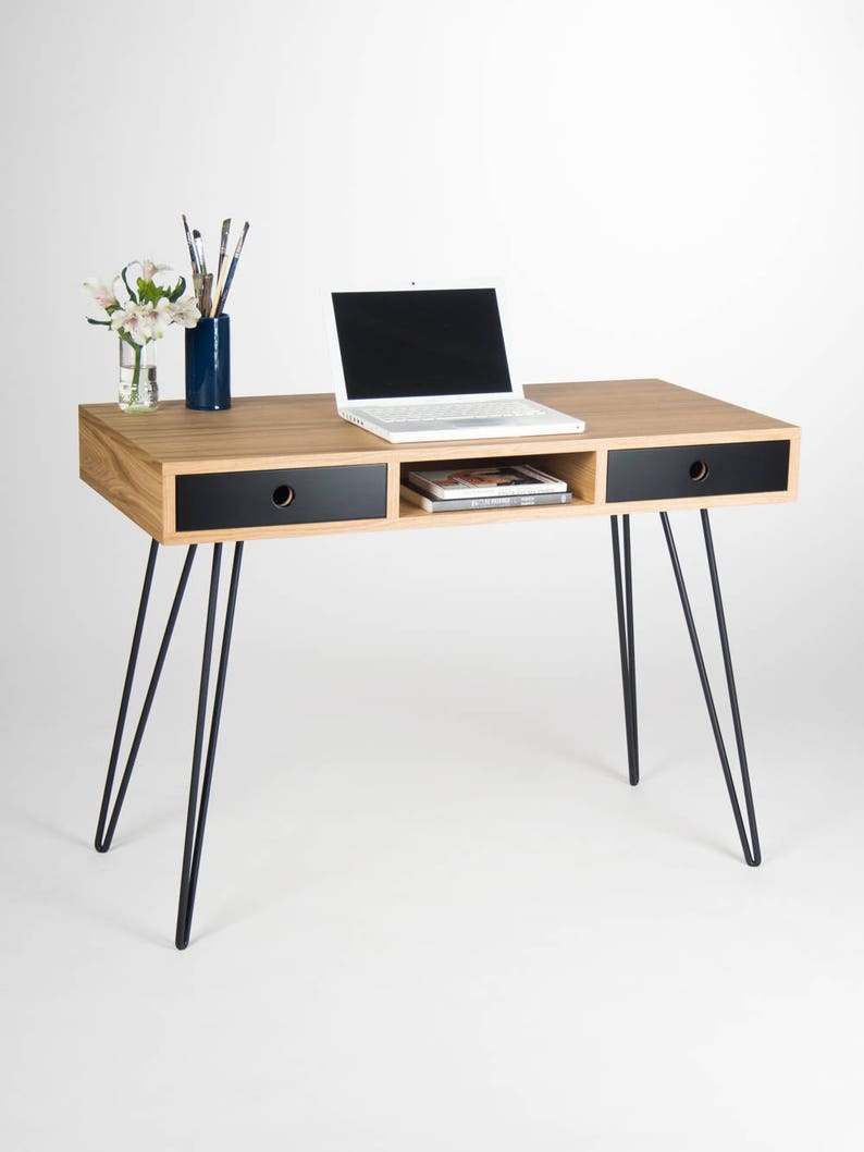KUUB 2+ | Oak Office Desk - Luxury Furniture by Cozie