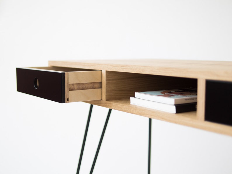 KUUB 2+ | Oak Office Desk - Luxury Furniture by Cozie