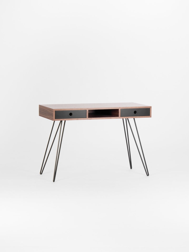 KUUB 2+ | Walnut Office Desk - Luxury Furniture by Cozie 