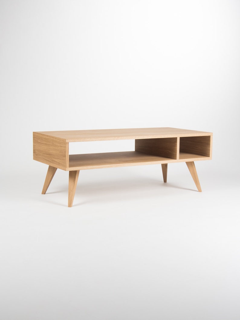 KUUB 3/4 | Oak Coffee Table - Luxury Furniture by Cozie