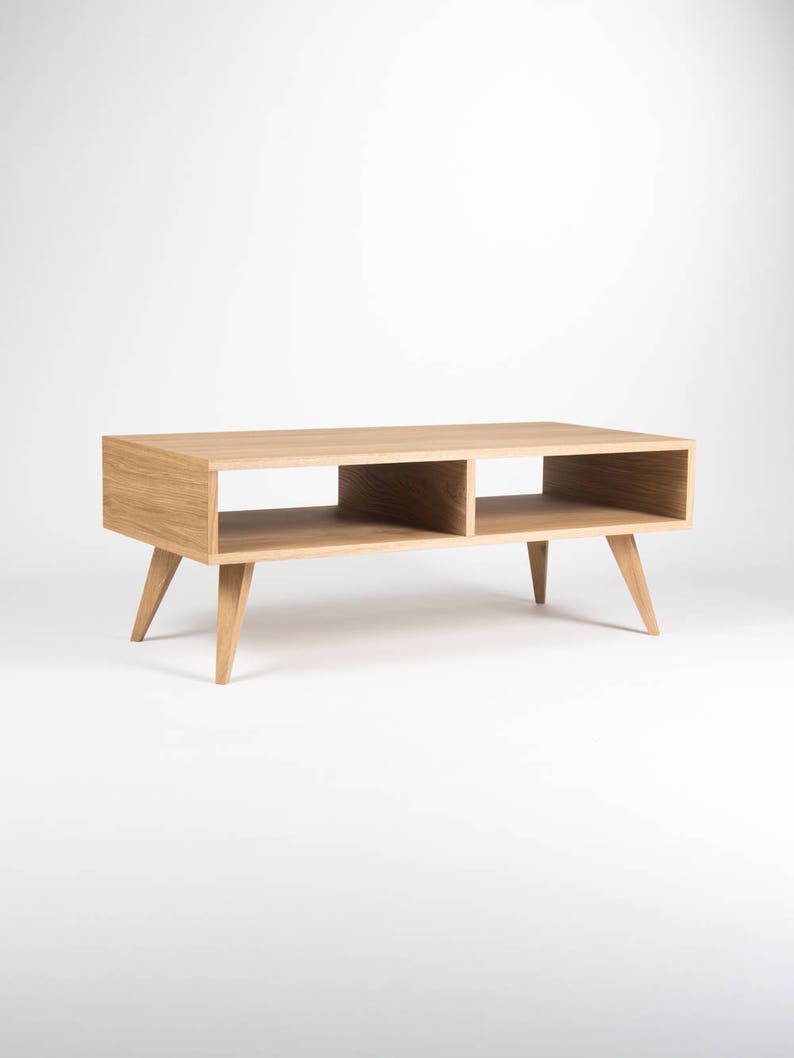 KUUB 1/2 | Oak Coffee Table - Luxury Furniture by Cozie