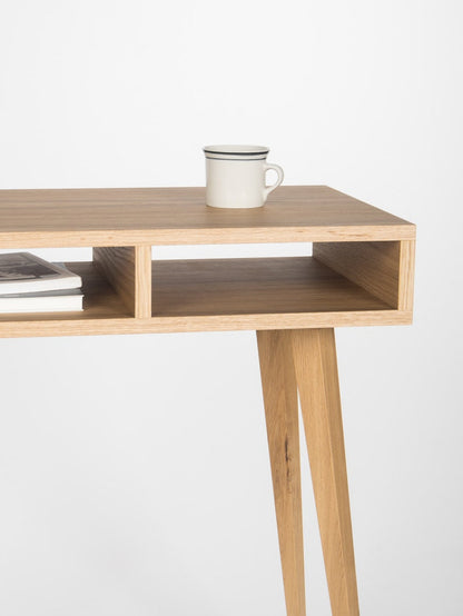 KUUB 1/2 | Oak Console Table - Luxury Furniture by Cozie