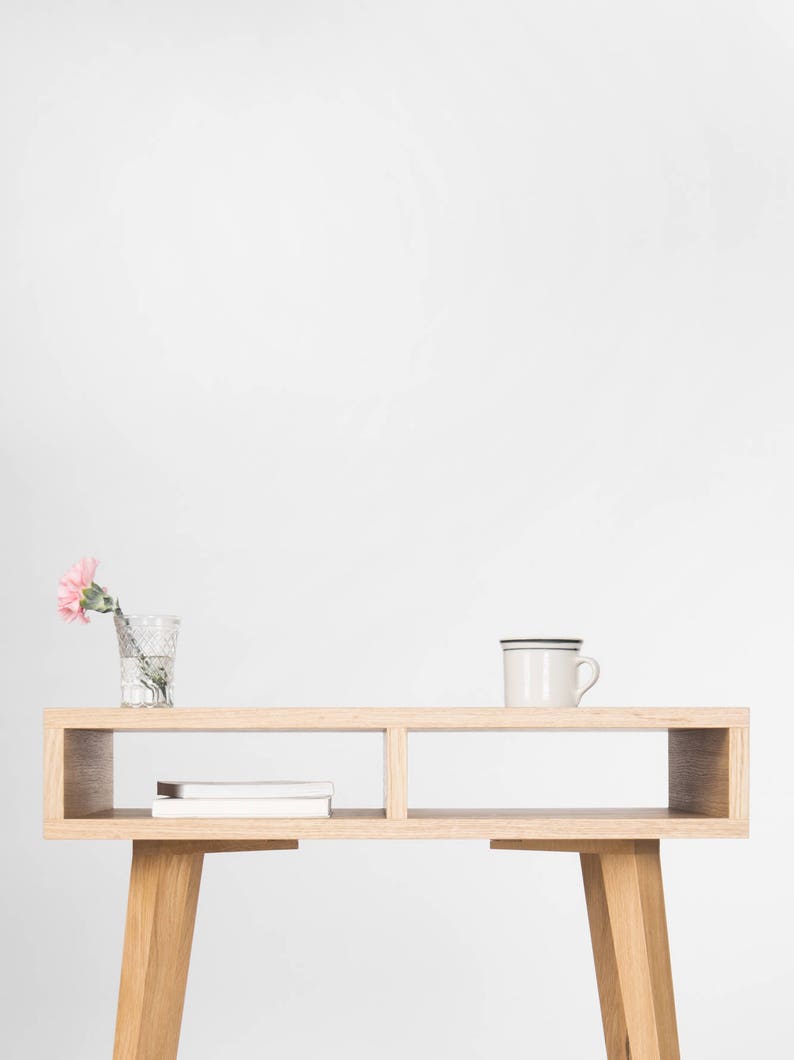 KUUB 1/2 | Oak Console Table - Luxury Furniture by Cozie