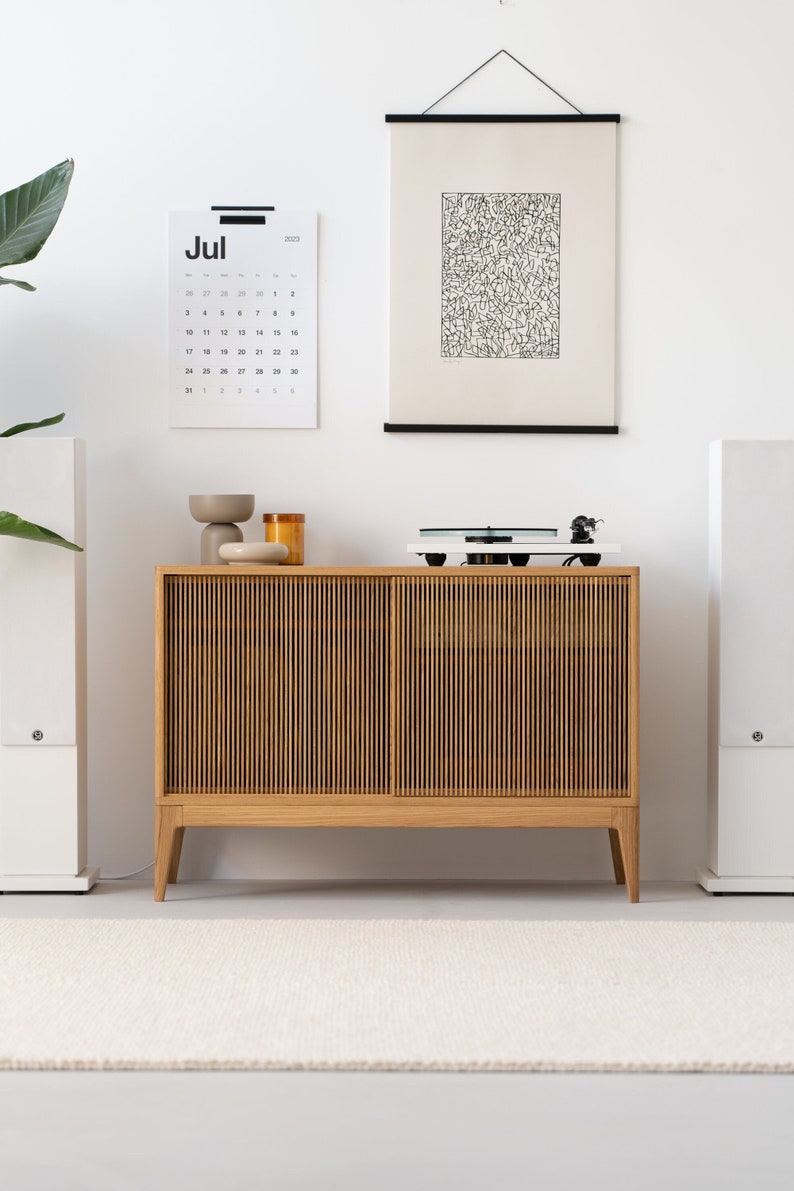 TONN 101 | Oak Media Cabinet - Luxury Furniture by Cozie 