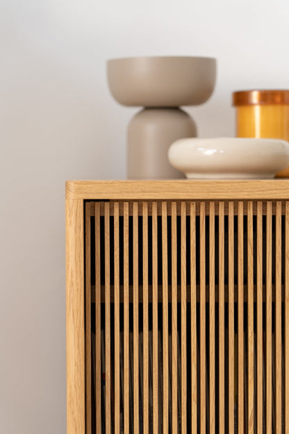 TONN 101 | Oak Media Cabinet - Luxury Furniture by Cozie 