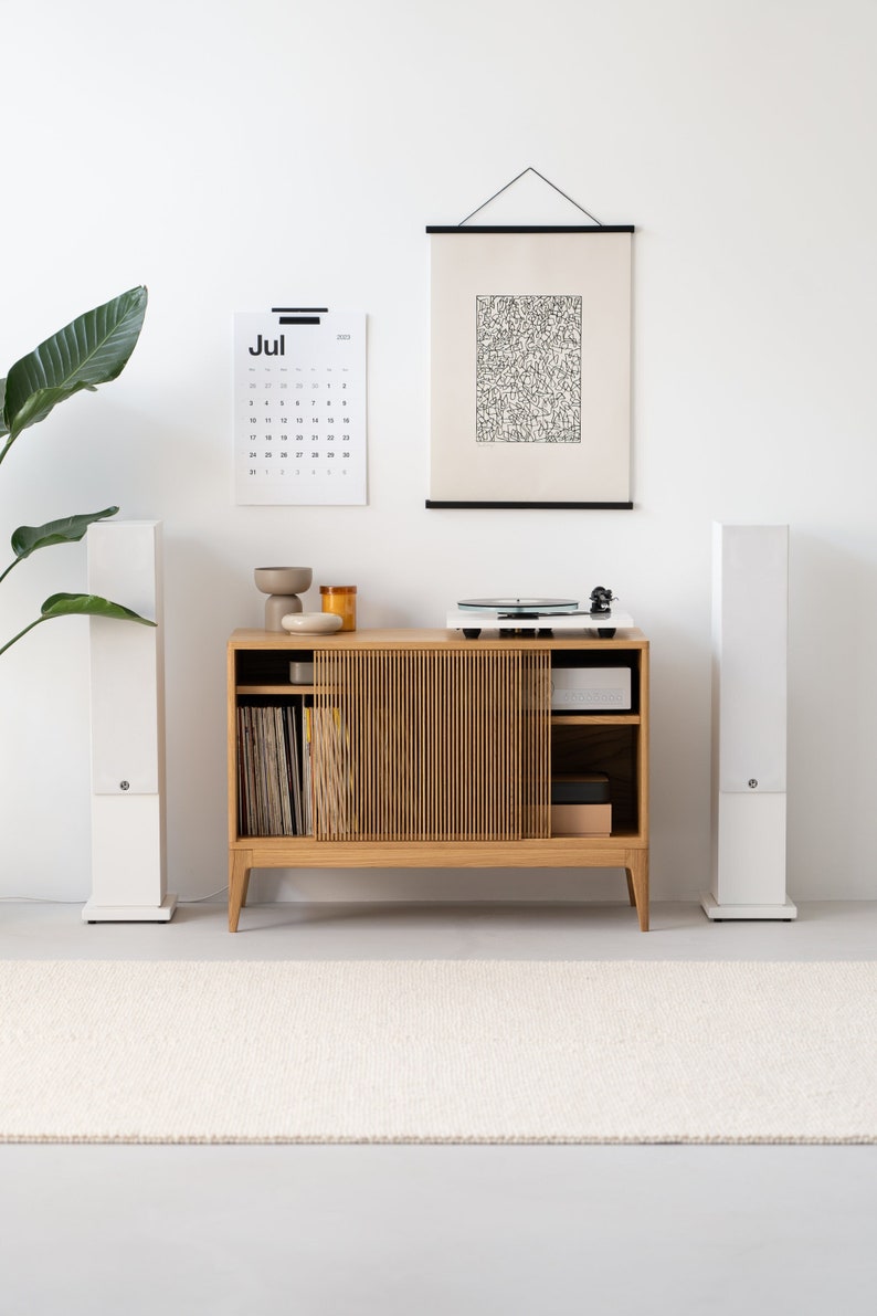 TONN 101 | Oak Media Cabinet - Luxury Furniture by Cozie 