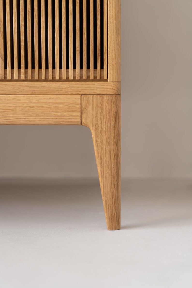 TONN 101 | Oak Media Cabinet - Luxury Furniture by Cozie