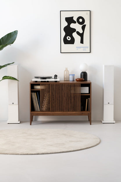 TONN 101 | Walnut Media Cabinet - Luxury Furniture by Cozie 